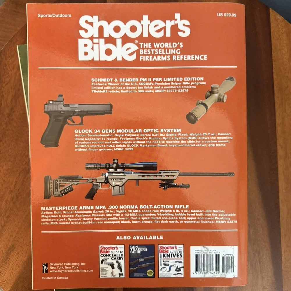 Shooter's Bible Lot 2 Books 109th & 110th Editions Firearms Guide Reference